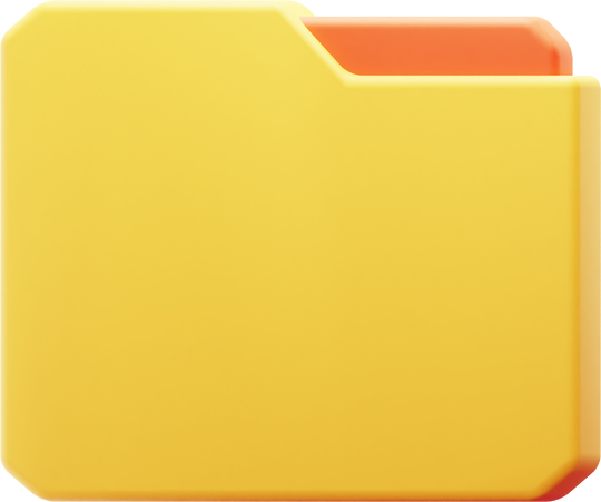 3D Folder Document Icon